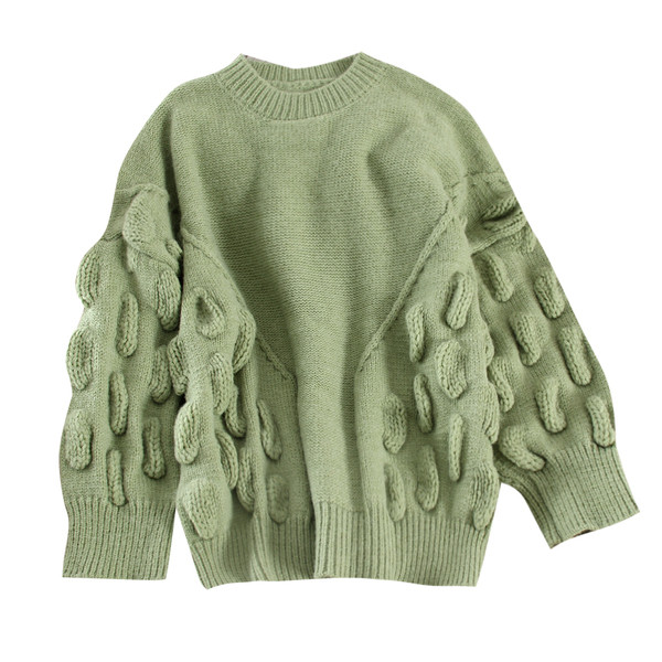 Modern női pulóver O-nyakkal, különböző színekben