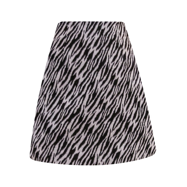 Fusta de dama actuala cu model in doua culori