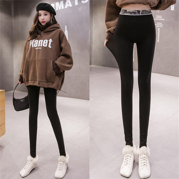 Нов модел ежедневен дамски клин Slim модел в черен цвят