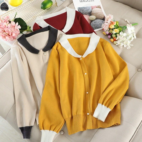 Vesta casual dama in cinci culori cu nasturi