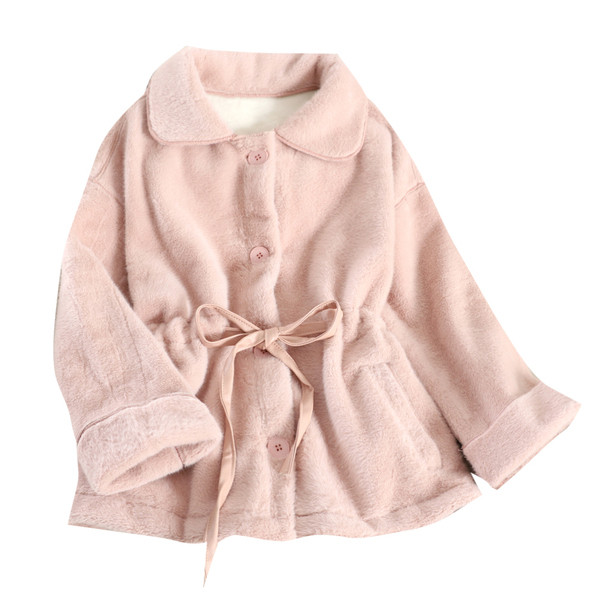 Palton de dama model nou cu cravate si nasturi in patru culori