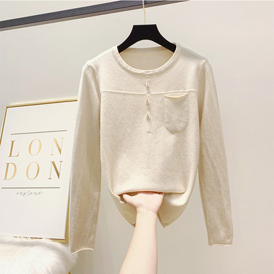 Bluza de dama cu nasturi si buzunar in mai multe culori