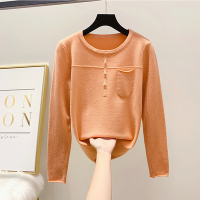 Bluza de dama cu nasturi si buzunar in mai multe culori