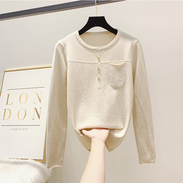 Bluza de dama cu nasturi si buzunar in mai multe culori