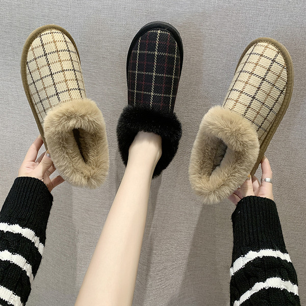 Cizme de iarna casual de dama cu captuseala moale in mai multe culori