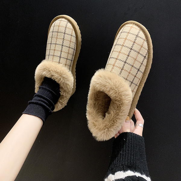 Cizme de iarna casual de dama cu captuseala moale in mai multe culori