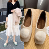 Pantofi casual dama cu puf in trei culori