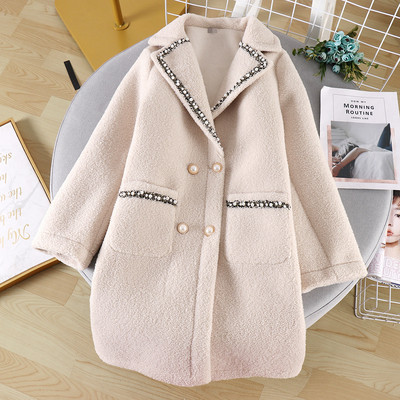 Nappali női hosszú kabát kövekkel, három színben