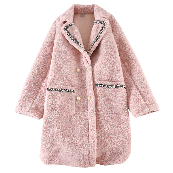 Nappali női hosszú kabát kövekkel, három színben