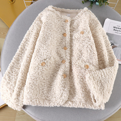 Γυναικείο casual short παλτό με κουμπιά σε τέσσερα χρώματα