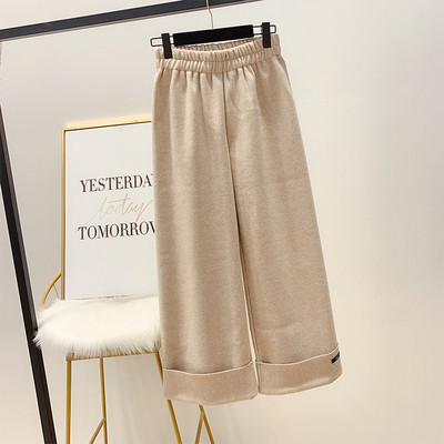 Дамски ежедневен  панталон с ластик в няколко цвята