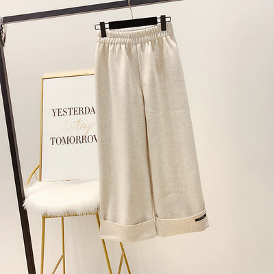 Дамски ежедневен  панталон с ластик в няколко цвята