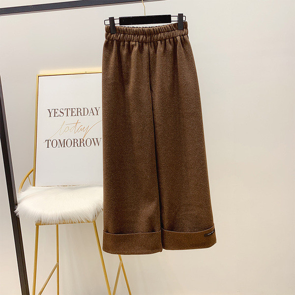 Дамски ежедневен  панталон с ластик в няколко цвята