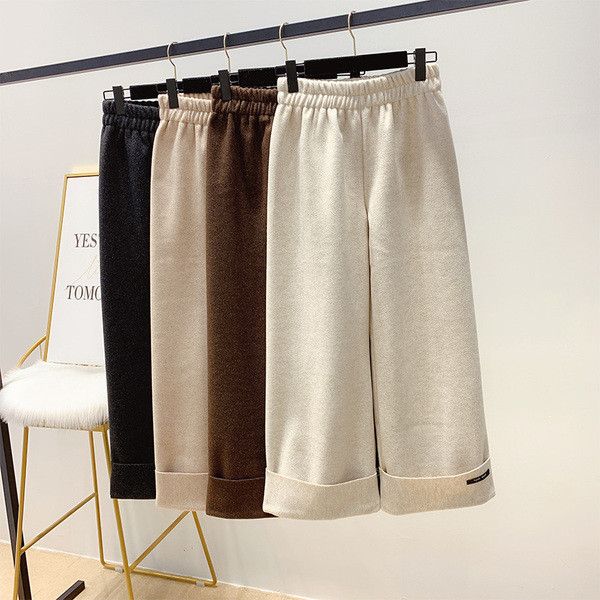 Дамски ежедневен  панталон с ластик в няколко цвята