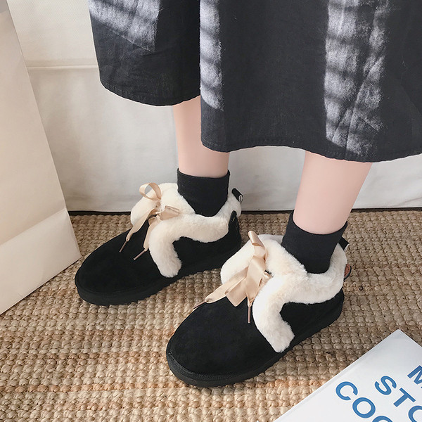 Pantofi casual de iarna de dama cu captuseala moale in mai multe culori