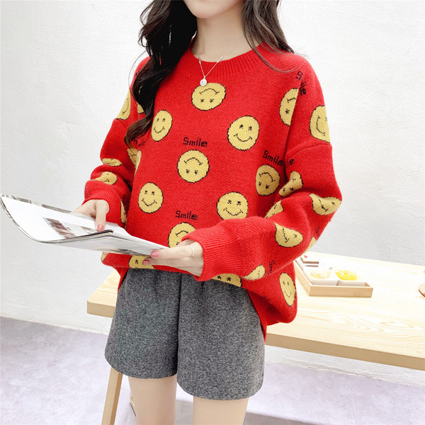 Pulover de dama model nou cu maneci lungi si decolteu O