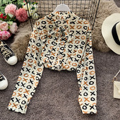 Γυναικείο πουκάμισο με κουμπιά και κορδέλα σε τέσσερα χρώματα