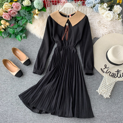 Rochie de dama cu guler in mai multe culori