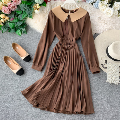 Rochie de dama cu guler in mai multe culori