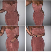 Set modern pentru femei din două părți în roz și roșu