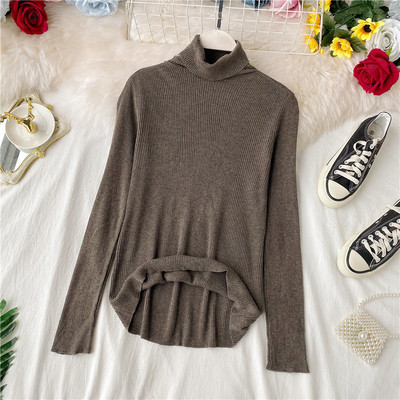 Μοντέρνα γυναικεία μπλούζα με κολάρο σε διάφορα χρώματα