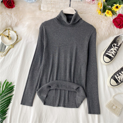 Μοντέρνα γυναικεία μπλούζα με κολάρο σε διάφορα χρώματα