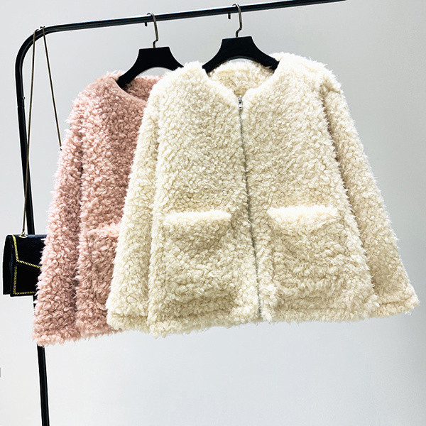 Palton de dama actual model nou cu fermoar si buzunare in mai multe culori