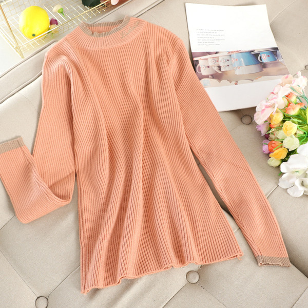 Pulover de dama cu guler jos in mai multe culori