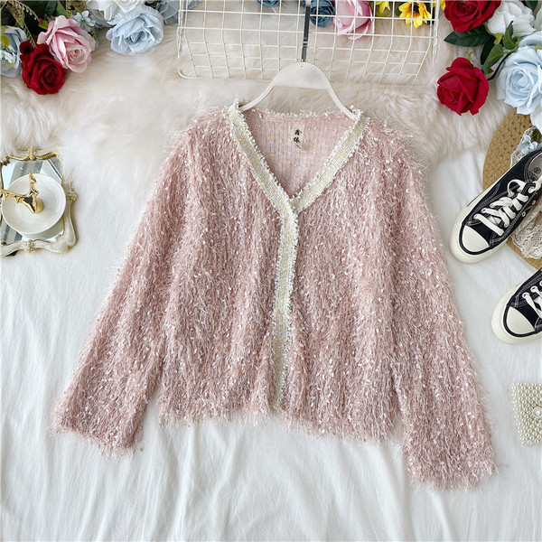 Lezser női blúz spitz nyakkivágással és rojtokkal több színben