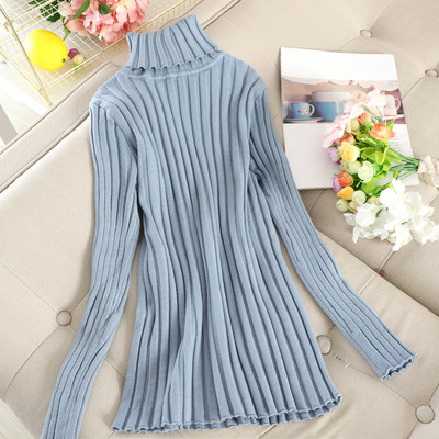 Pulover casual dama cu guler inalt in mai multe culori