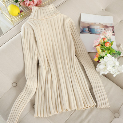 Pulover casual dama cu guler inalt in mai multe culori