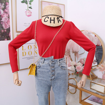 Modern női pulóver O-nyakú és hosszú ujjú - többféle színben