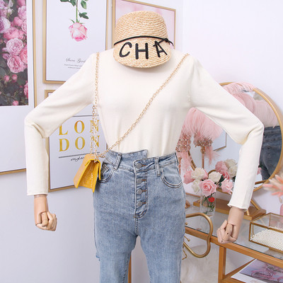 Modern női pulóver O-nyakú és hosszú ujjú - többféle színben