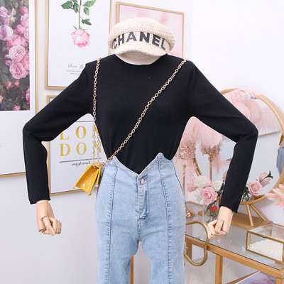 Modern női pulóver O-nyakú és hosszú ujjú - többféle színben