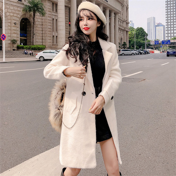 Haina lunga de primavara-toamna eleganta in bej si verde