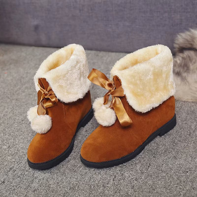 Cizme de iarna dama cu captuseala moale in mai multe culori