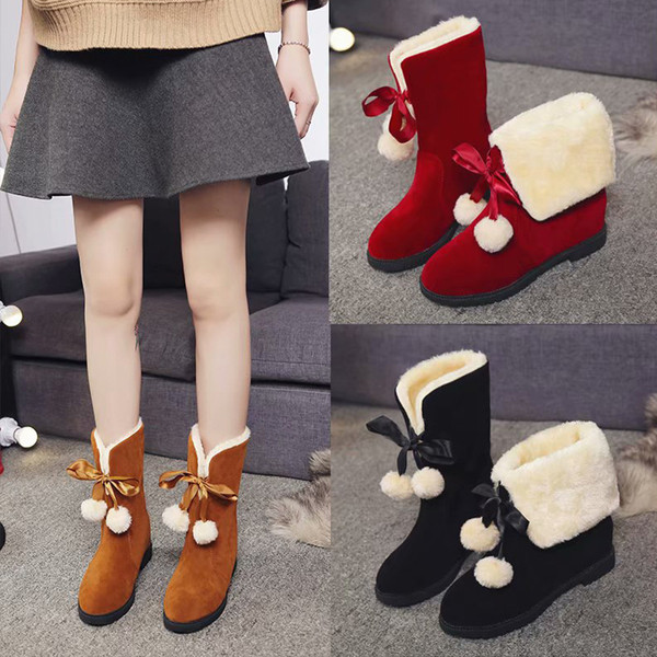Cizme de iarna dama cu captuseala moale in mai multe culori
