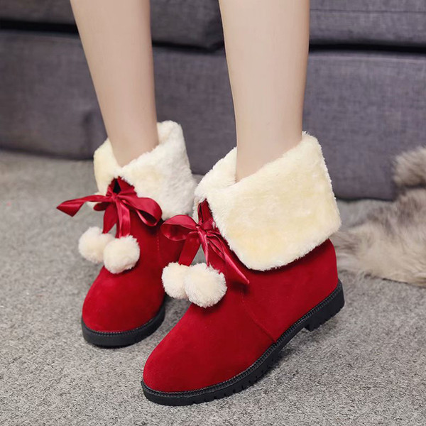 Cizme de iarna dama cu captuseala moale in mai multe culori