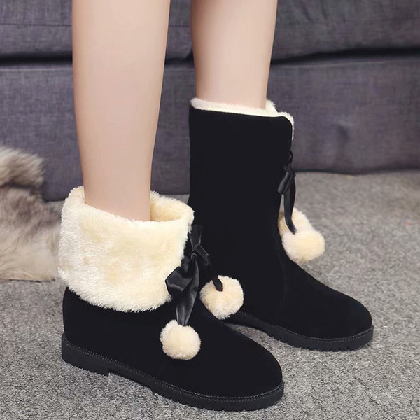 Cizme de iarna dama cu captuseala moale in mai multe culori