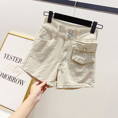 Pantaloni scurți de damă cu buzunar în trei culori