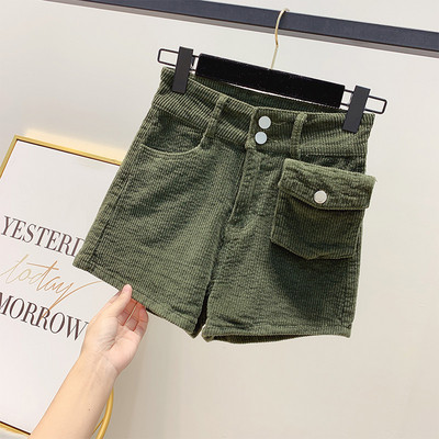 Pantaloni scurți de damă cu buzunar în trei culori