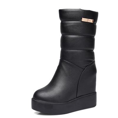 Cizme de dama moderne model uni cu captuseala moale in rosu, negru si maro