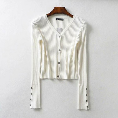 Vesta de dama model model nou cu nasturi si decolteu spitz