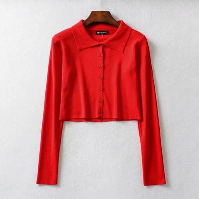 Μοντέρνο γυναικείο γιλέκο με κουμπιά σε διάφορα χρώματα - μικρό μοντέλο