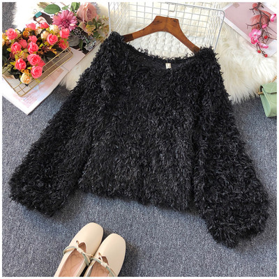 Νέο μοντέλο γυναικείο πουλόβερ O-Neck και μακρύ μανίκι - πολλά χρώματα