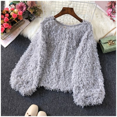 Νέο μοντέλο γυναικείο πουλόβερ O-Neck και μακρύ μανίκι - πολλά χρώματα