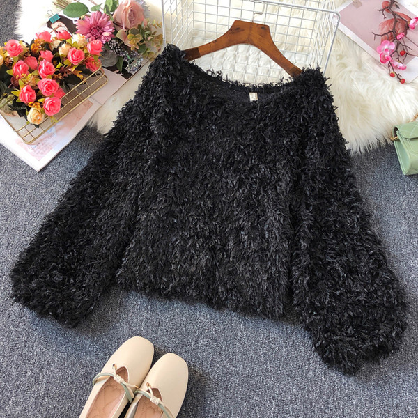 Νέο μοντέλο γυναικείο πουλόβερ O-Neck και μακρύ μανίκι - πολλά χρώματα