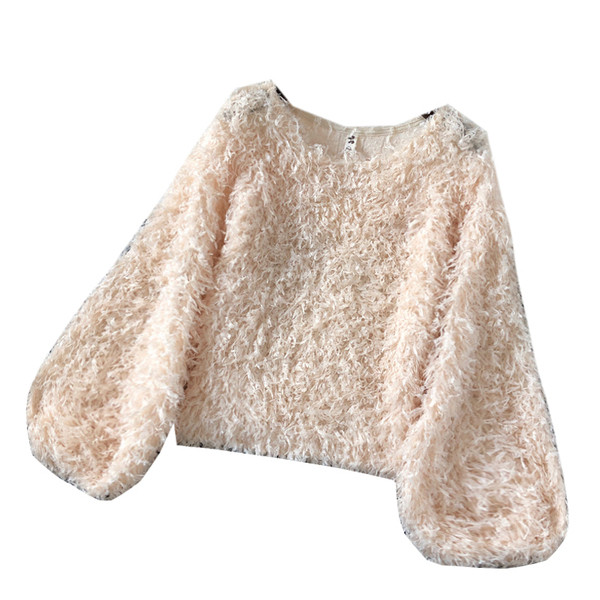 Νέο μοντέλο γυναικείο πουλόβερ O-Neck και μακρύ μανίκι - πολλά χρώματα