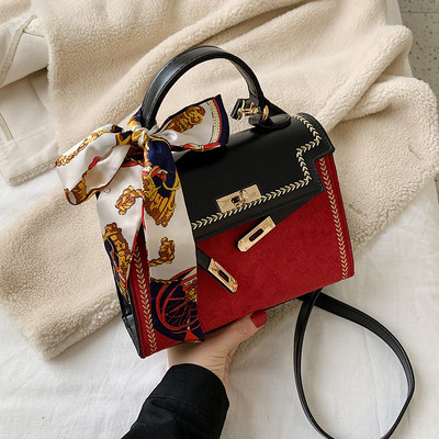 Geanta de dama moderna cu doua manere in trei culori