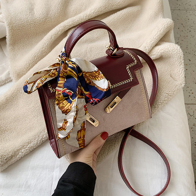 Geanta de dama moderna cu doua manere in trei culori